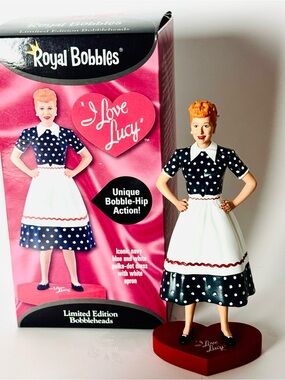 Royal Bobbles Lucy Ricardo Bobblehips I Love Lucy Bobblehead NIB Rare Collector